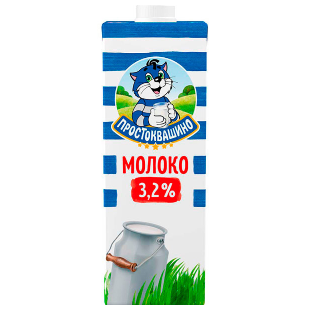 Молоко Простоквашино 3,2 % 950 мл