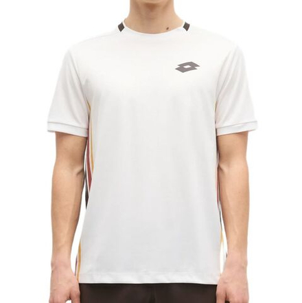 Детская теннисная футболка Lotto Tech JR B VI - bright white