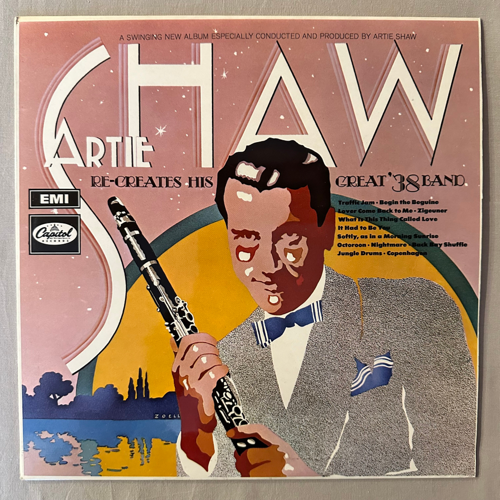 Artie Shaw ‎– Re-creates His Great '38 Band (Англия 1968г.)