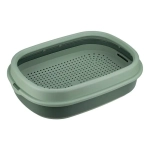 Лоток для кошек ЛЯ-МУРР 480мм с сеткой и низким бортом Нефритовый