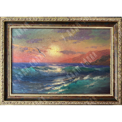 Беляев В. В. Пейзаж. Холст, масло. Россия. 2022 г.