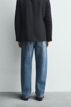 ZARA ДЖИНСЫ STRAIGHT FIT LIMITED EDITION, ВЫЦВЕТШИЙ СИНИЙ