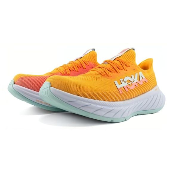 HOKA ONE ONE Carbon X3 Бежевые кроссовки Низкие Женские