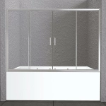 Шторка для ванны BELBAGNO UNIQUE-VF-2 150/180