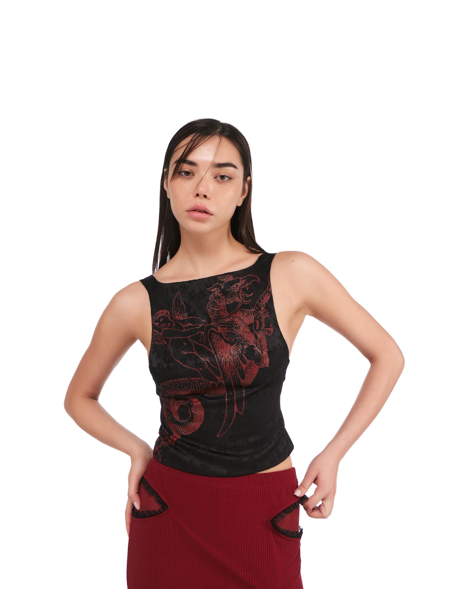 Black Angel Drift Top