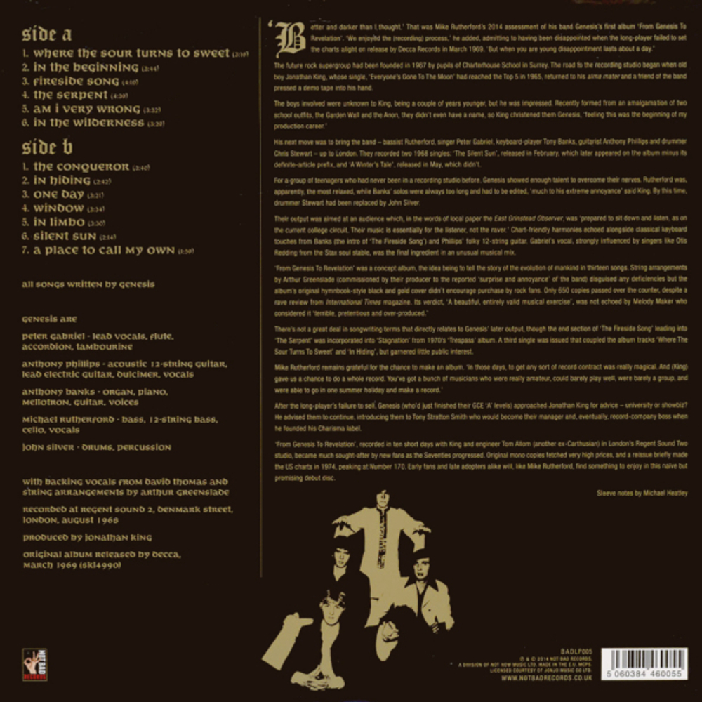 Genesis / From Genesis To Revelation (Clear Vinyl)(LP)