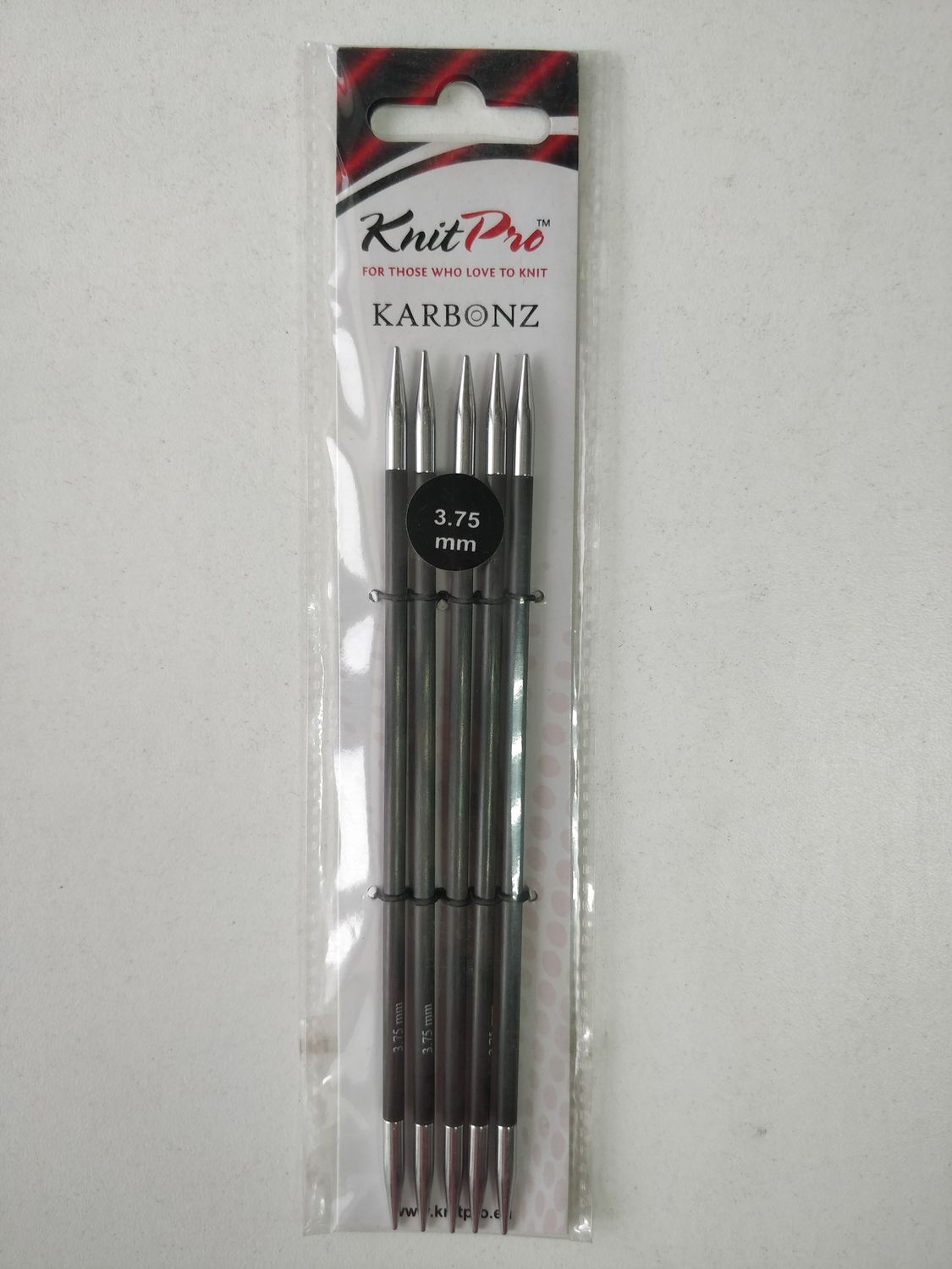 Knit Pro Karbonz чулочные спицы 15см