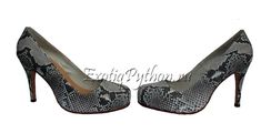 Туфли из кожи питона SH-46
