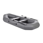 Лодка надувная для рыбалки Тонар Шкипер А280 надувное дно зеленый