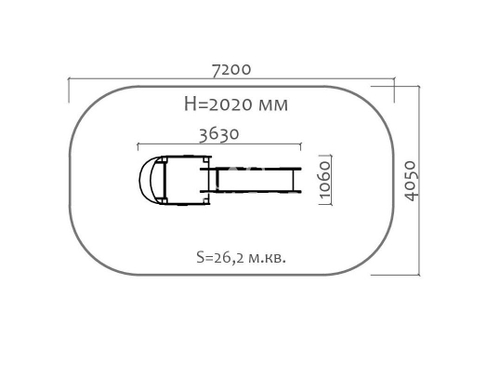 Горка “Крокодил” 08308
