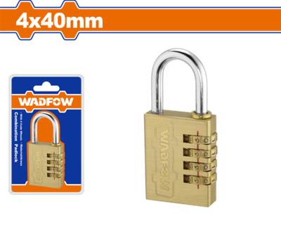 Замок навесной кодовый 4х40 мм (12/72) WADFOW WPD3444