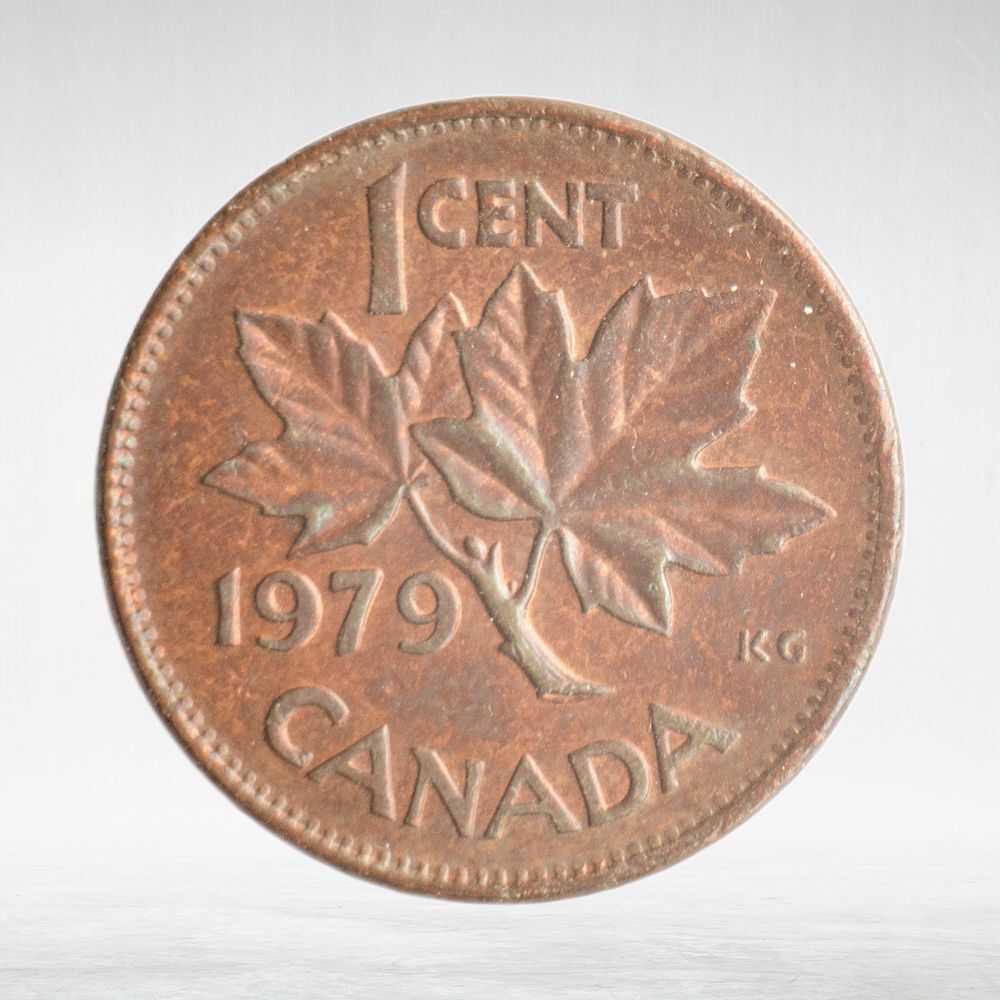 Canada, 1 Cent, 1979 – Elizabeth II (Modified Second Portrait), XF