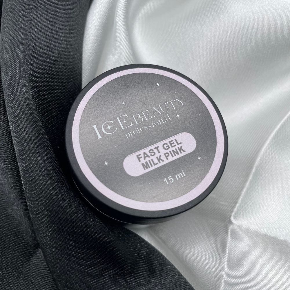IceBeauty Fast gel Milk Pink, 15 мл
