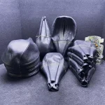 Кожаный Premium чехол для груши (Черный)