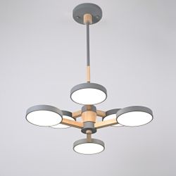 Люстра на штанге TURNA DBL L6 Gray