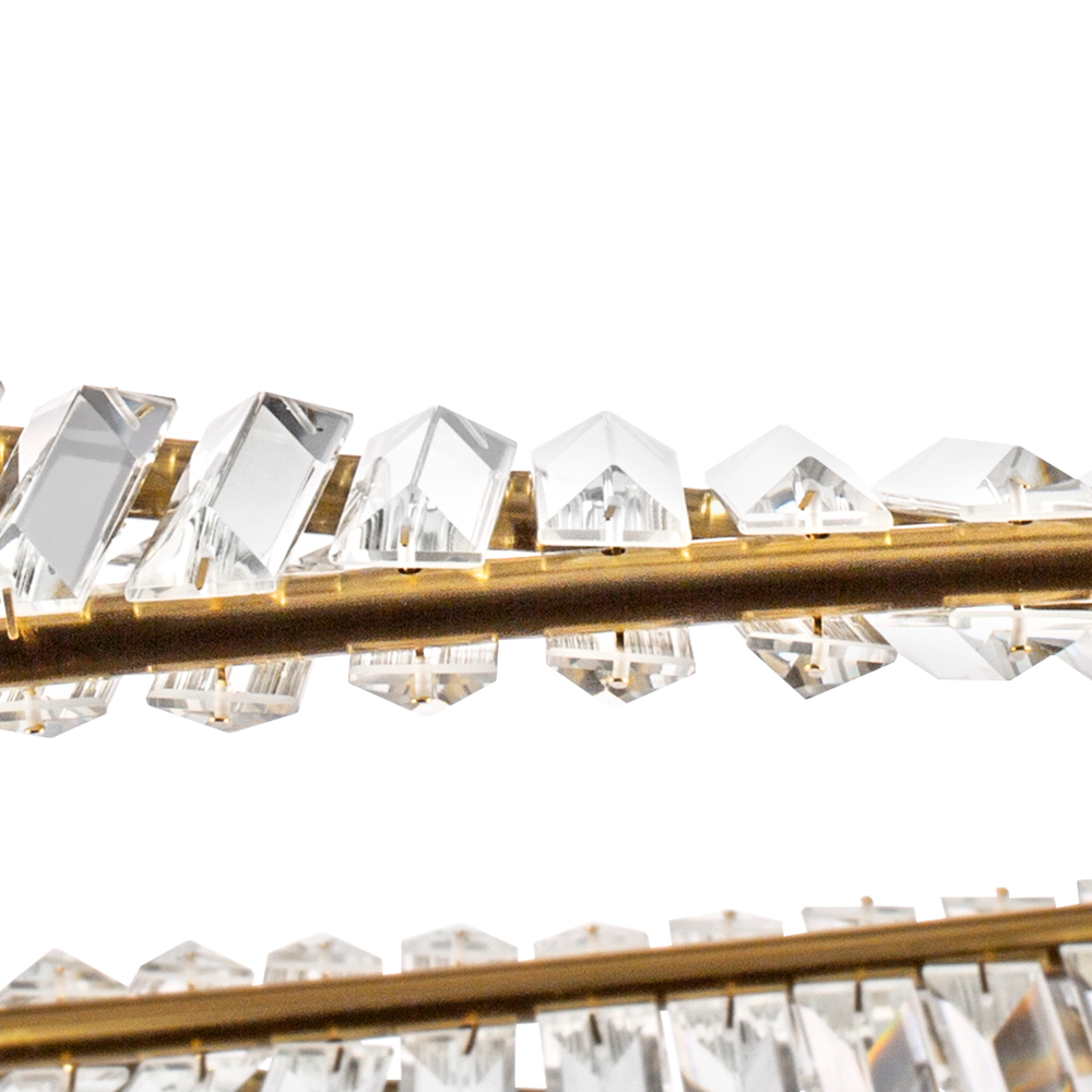 699083 Люстра VIDARE 40W LED 3080LM ЗОЛОТО 3000K IP20