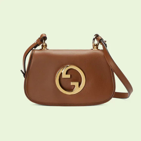 Мини-сумка Gucci Blondie коричневый