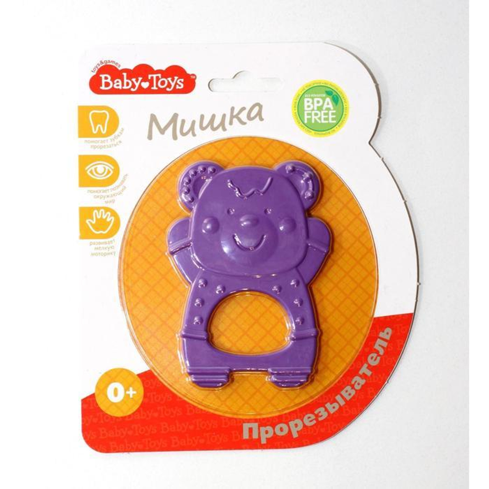 7010575 Прорезыватель «Мишка», цвет МИКС