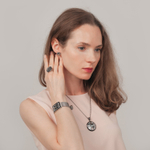 Серьги Fiore Luna AE01688-1 BW/S