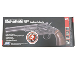 Пневматический револьвер ASG Schofield 6” (Schofield 1) Aging Black (пулевой)