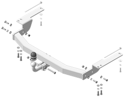 Фаркоп с эл-кой Smart для Toyota Land Cruiser Prado 150, Lexus GX460 (оцинкованный)(паспорт и сертификат в комплекте) 92509-A.Motodor