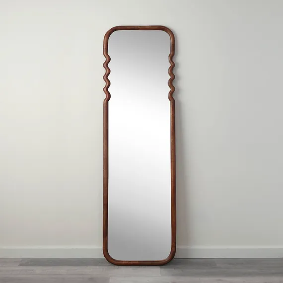 Напольное зеркало Fluid, 180х54 см, коричневое