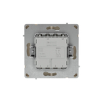 Переключатель двухклавишный, KANT, ванильный марципан