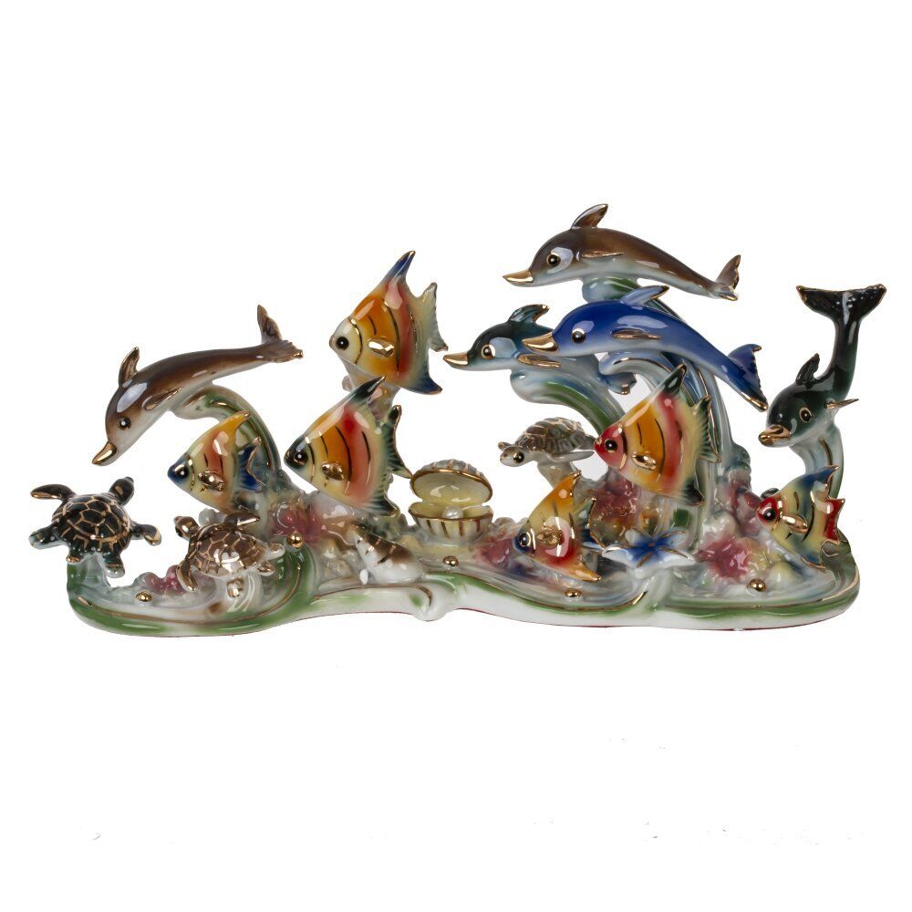 GAEM Фигурка декоративная "Морская композиция", L23 W9 H13 см, 4в.