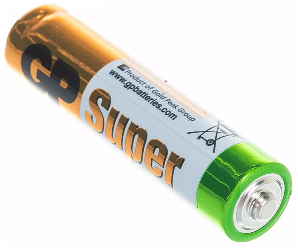 Батарейка AAA LR03 GP Super Alkaline 1.5V (4 шт. в блистере)