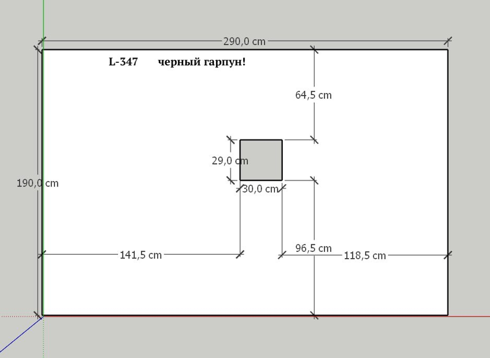 Глянцевый натяжной потолок 5.5 м2