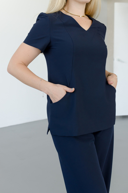 Блуза с рельефами