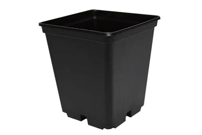 Стаканчик пластиковый для рассады ЧЕРНЫЙ объем стаканчика 250 мл