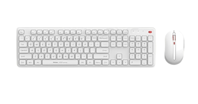 Клавиатура и мышка беспроводная Xiaomi MIIIW Wireless Quiet Gen 3 MW24PB03 White RU+ENG