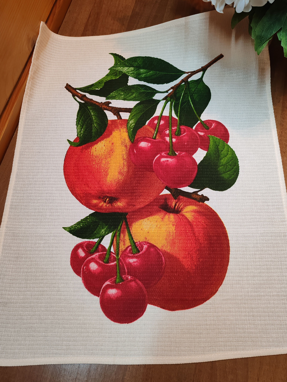 Набор кухонных полотенец, 3 шт , 45х60 см , рогожка