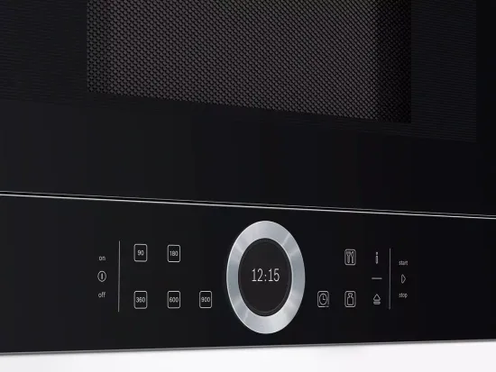 Микроволновая печь встраиваемая Bosch BFL634GB1, черный