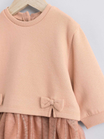 Платье для девочки Next E72-906, Персиковый