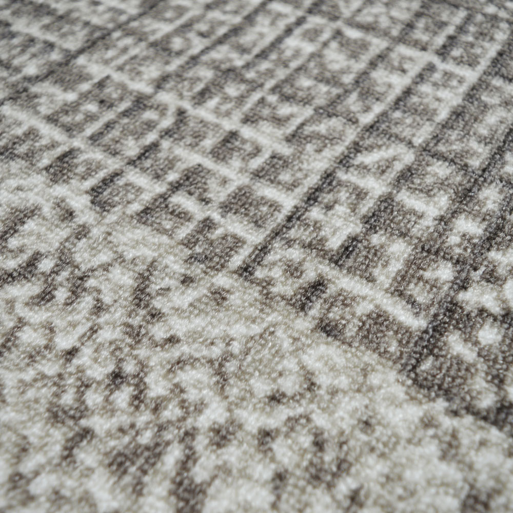 Коврик 70*100см Люксор Люкс Принт ворс 3 мм, серый (ассорти)