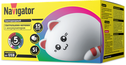 Светильник Navigator 14 325 NNL-SW07-WH акк. Li-ion 1,2Ач USB 5В
