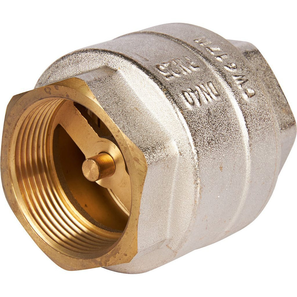 ROMMER Обратный клапан 1 1/2" пружинный муфтовый с металлическим седлом