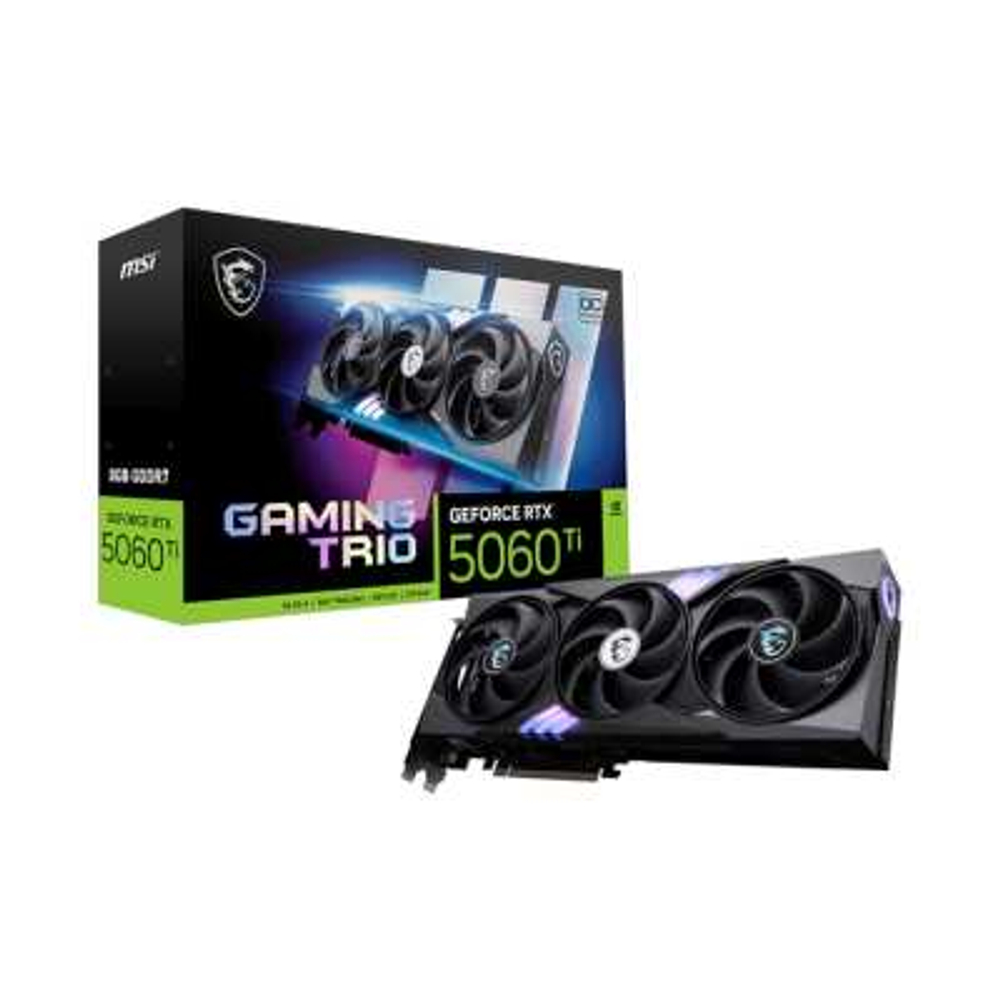 Видеокарта MSI nVidia GeForce RTX 5060 Ti 8G Gaming Trio OC