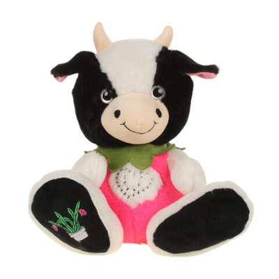 Мягкая игрушка Телёнок 40см (чр)