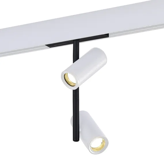 ST808.536.16 Магнитный трековый светильник Белый LED 1*16W 3000K 1 100Lm Ra>90 36° IP20 D45xH240 48V СКАЙЛАЙН 48V
