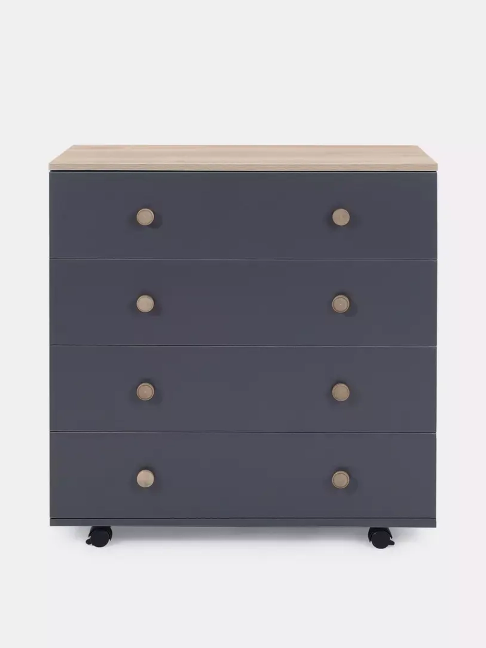 Комод RANT "ELSA PRO" с органайзером 80 см. 4 ящика (арт.125) Moon Grey