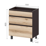 Кухонный гарнитур "Берген" (2,0м) серия 2