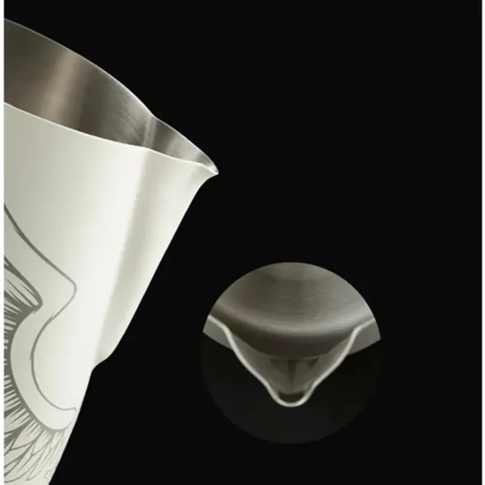 Питчер молочник 600 мл LATTE COLOR ART белый матовый d 9,2/7,9 см h11,2 см нерж. ZeroHero