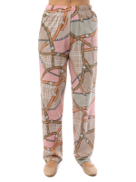 Пижама с брюками КБ-188П/розовые-цепи