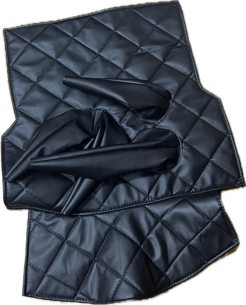 Коврик под рычаги КПП УАЗ 469, 3151 (4 рычага чёрная нить ромб)