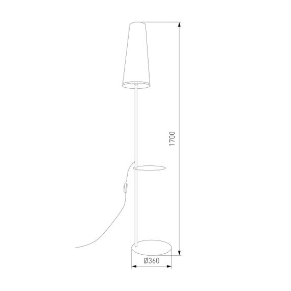 Торшер TK Lighting 5959 Zing
