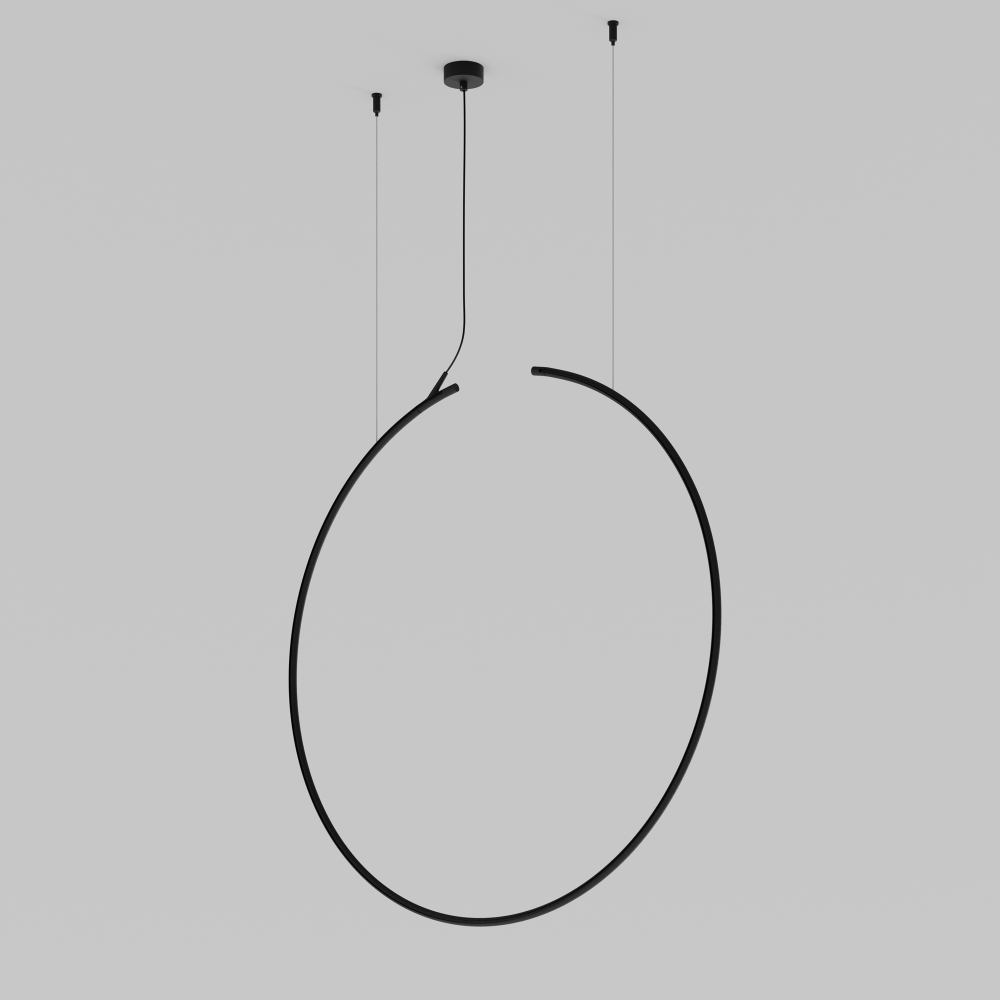 Шинопровод Maytoni Arity подвесной круглый D800мм вертикальный TRX233-RV-D800-B