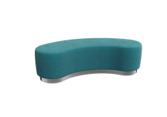 Vermont Пуфик PV-7 Teddy 663/Серебро 1500*620*425